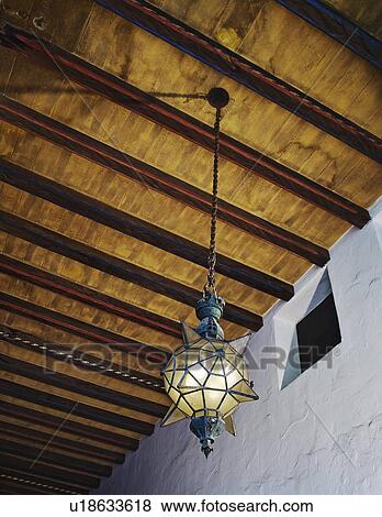 Stock Photo - Detail hanging star lantern. Fotosearch