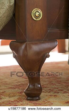 Detail wooden leg of chair View Large Photo Image Stock Photograph - Detail wooden leg of chair. Fotosearch
