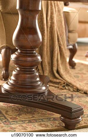 Detail wooden table leg View Large Photo Image Stock Image - Detail wooden table leg. Fotosearch