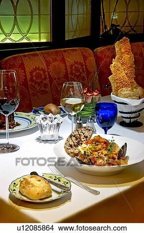 Picture - Food on dining table. Fotosearch