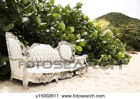 Old Victorian sofa outside on beach View Large Photo Image Stock Image - Old Victorian sofa outside on beach. Fotosearch