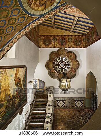 Ornately decorated interior of Santa Barbara Courthouse View Large Photo Image Stock Image - Ornately decorated interior of Santa Barbara Courthouse. Fotosearch
