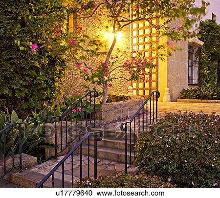Staircase and side entrance to Santa Barbara Courthouse View Large Photo Image Stock Image - Staircase and side entrance to Santa Barbara Courthouse. Fotosearch