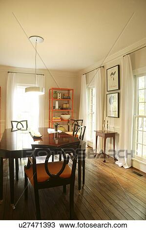Traditional dining room View Large Photo Image Stock Image - Traditional dining room. Fotosearch