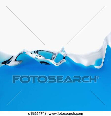 Stock Photo - Abstract blue wave. Fotosearch