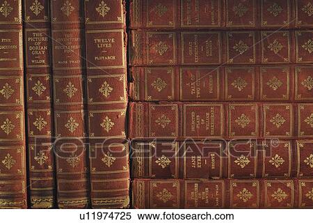 Stock Photography - Antique books. Fotosearch