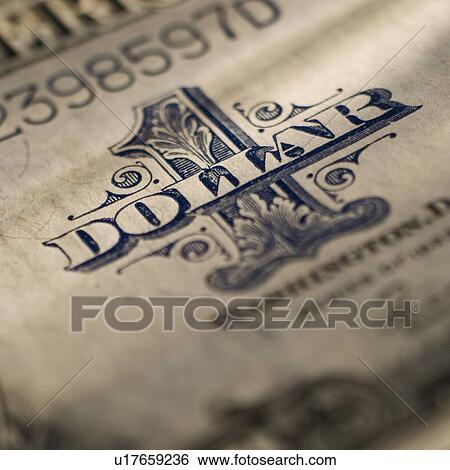 Stock Photograph - Antique dollar bill. Fotosearch