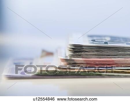 Assorted euro notes View Large Photo Image Stock Photograph - Assorted euro notes. Fotosearch