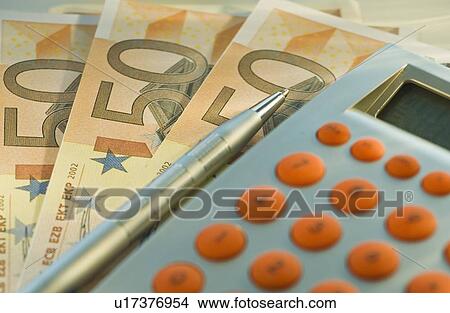 Calculator and 50 euro notes View Large Photo Image Picture - Calculator and 50 euro notes. Fotosearch