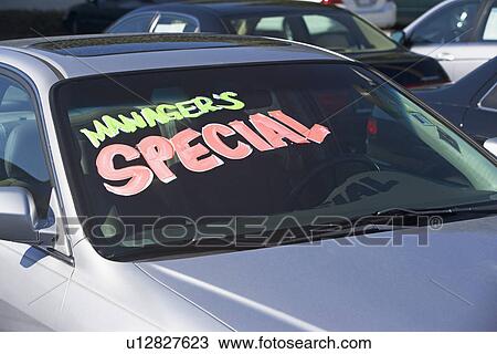 Stock Image - Car for sale. Fotosearch