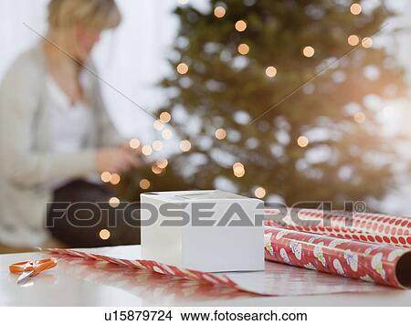 Christmas gift wrap View Large Photo Image Picture - Christmas gift wrap. Fotosearch