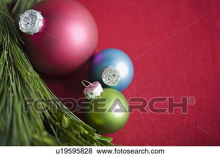 Stock Photo - Christmas ornaments. Fotosearch