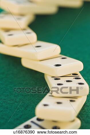 Stock Image - Close up dominos. Fotosearch