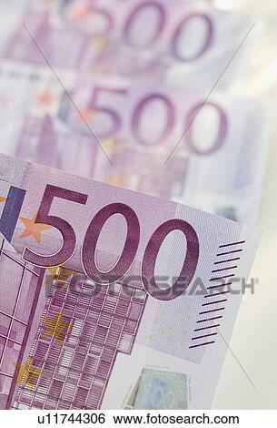 Close up of 500 euro notes View Large Photo Image Stock Photograph - Close up of 500 euro notes. Fotosearch