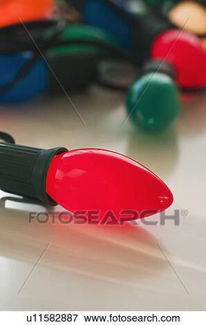 Close up of Christmas lights View Large Photo Image Stock Photo - Close up of Christmas lights. Fotosearch