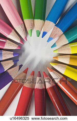 Close up of colored pencils View Large Photo Image Stock Photography - Close up of colored pencils. Fotosearch