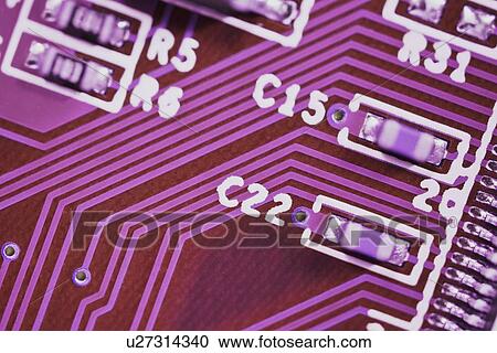 Close up of computer circuit board View Large Photo Image Stock Image - Close up of computer circuit board. Fotosearch
