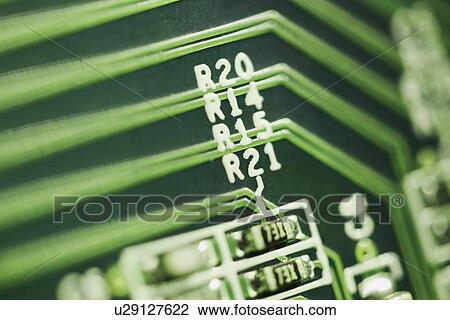 Close up of computer circuit board View Large Photo Image Stock Image - Close up of computer circuit board. Fotosearch