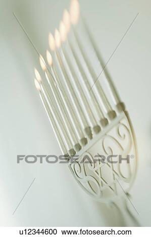 Close up of holiday menorah View Large Photo Image Stock Image - Close up of holiday menorah. Fotosearch