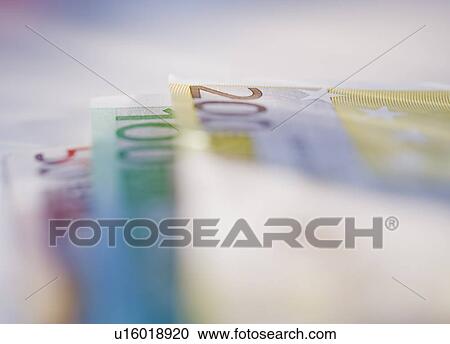 Close up of paper euros View Large Photo Image Stock Image - Close up of paper euros. Fotosearch