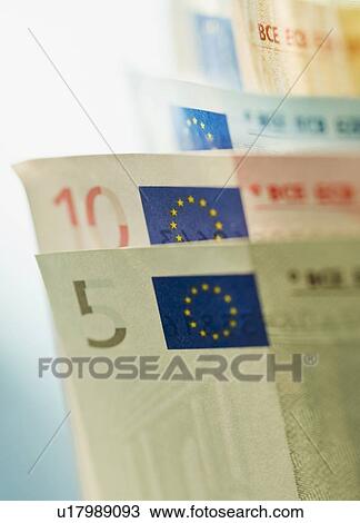 Close up of paper euros View Large Photo Image Stock Image - Close up of paper euros. Fotosearch