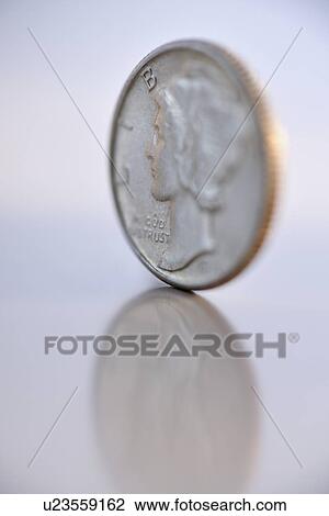 Close up of silver coin View Large Photo Image Stock Image - Close up of silver coin. Fotosearch