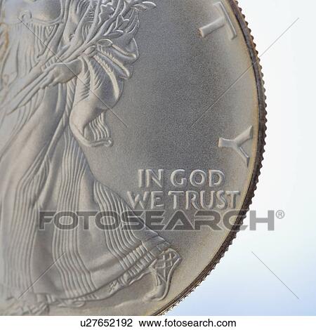 Close up of silver coin View Large Photo Image Stock Image - Close up of silver coin. Fotosearch