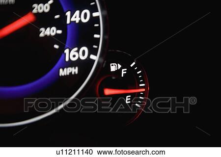 Close up of speedometer and gas gauge View Large Photo Image Stock Image - Close up of speedometer and gas gauge. Fotosearch