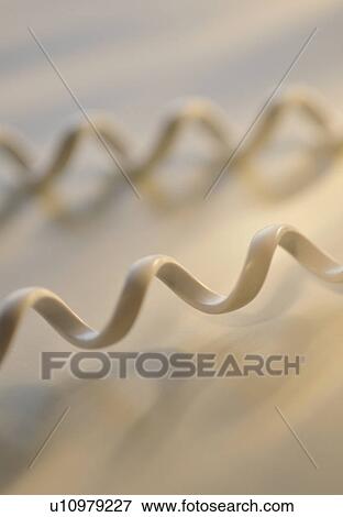 Close up of telephone cord View Large Photo Image Stock Photo - Close up of telephone cord. Fotosearch