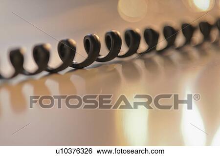 Close up of telephone cord View Large Photo Image Stock Photograph - Close up of telephone cord. Fotosearch
