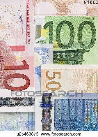 Stock Image - Close up paper currency. Fotosearch