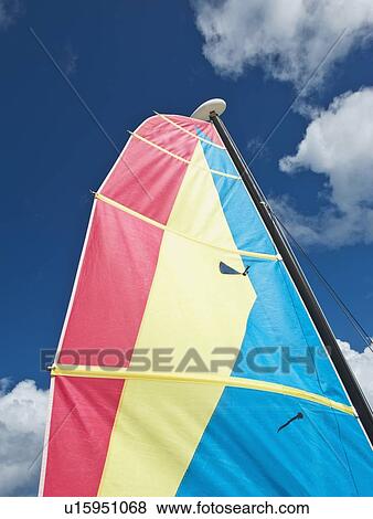Colorful boat sail View Large Photo Image Stock Photo - Colorful boat sail. Fotosearch