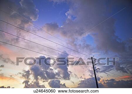 Communication tower and power lines View Large Photo Image Stock Image - Communication tower and power lines. Fotosearch