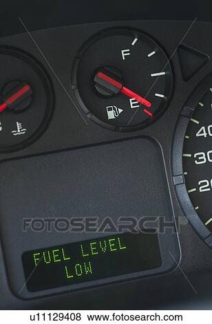 Digital fuel gauge View Large Photo Image Stock Photo - Digital fuel gauge. Fotosearch