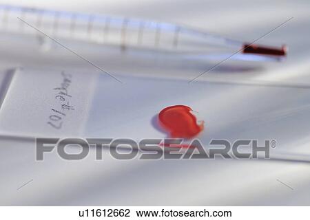 Drop of blood on slide View Large Photo Image Stock Image - Drop of blood on slide. Fotosearch
