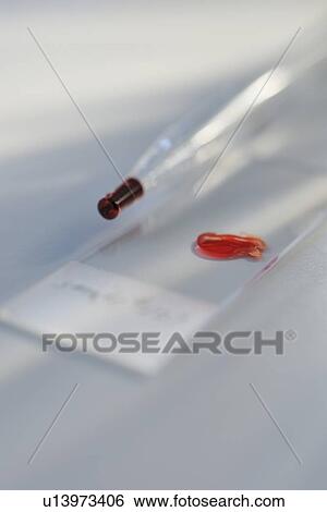 Drop of blood on slide View Large Photo Image Stock Photograph - Drop of blood on slide. Fotosearch