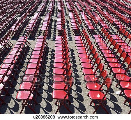Empty stadium seats View Large Photo Image Stock Photo - Empty stadium seats. Fotosearch