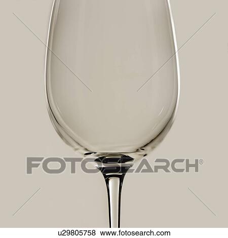 Empty wine glass View Large Photo Image Stock Photo - Empty wine glass. Fotosearch