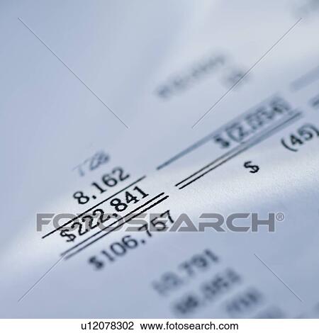 Stock Image - Financial investment numbers. Fotosearch