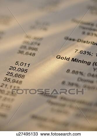 Stock Image - Financial investment numbers. Fotosearch