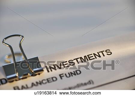 Picture - Financial investment schedule. Fotosearch