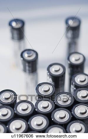 Group of batteries View Large Photo Image Stock Photograph - Group of batteries. Fotosearch