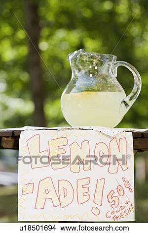 Lemonade stand View Large Photo Image Picture - Lemonade stand. Fotosearch