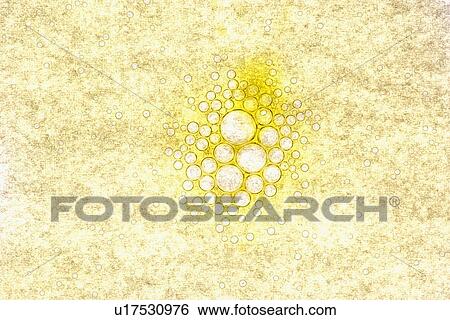 Stock Photograph - Olive oil bubbles. Fotosearch