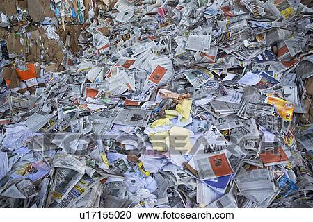 Paper at recycling plant View Large Photo Image Stock Image - Paper at recycling plant. Fotosearch