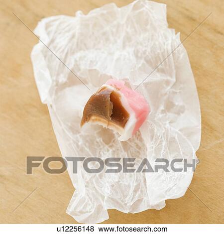 Piece of salt water taffy View Large Photo Image Stock Photo - Piece of salt water taffy. Fotosearch