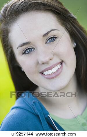Portrait of teenage girl View Large Photo Image Picture - Portrait of teenage girl. Fotosearch