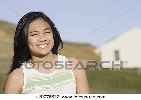 Portrait of teenage girl View Large Photo Image Stock Image - Portrait of teenage girl. Fotosearch