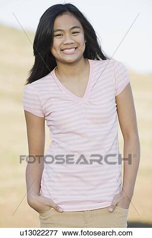 Portrait of teenage girl View Large Photo Image Stock Photo - Portrait of teenage girl. Fotosearch