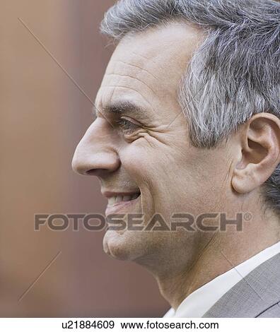 Profile of businessman View Large Photo Image Stock Photo - Profile of businessman. Fotosearch